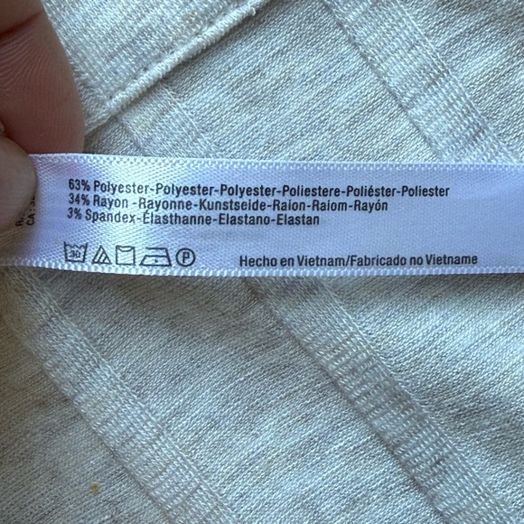 Free People Intimately Ribbed Square Neck Long Sleeves Bodysuit Size XS Beige - Picture 4 of 11